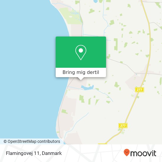 Flamingovej 11 kort