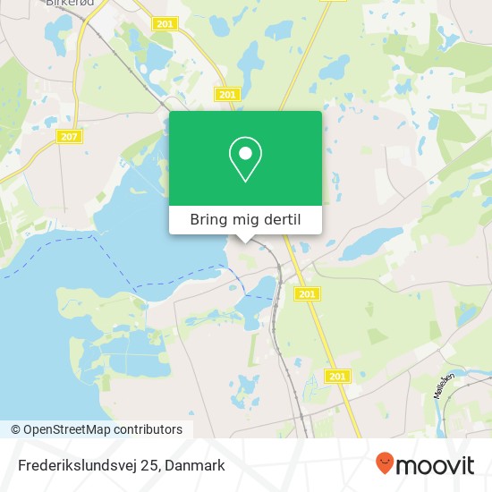 Frederikslundsvej 25 kort