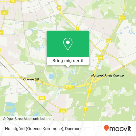 Hollufgård (Odense Kommune) kort