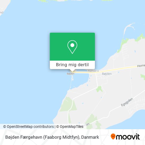 Bøjden Færgehavn (Faaborg Midtfyn) kort