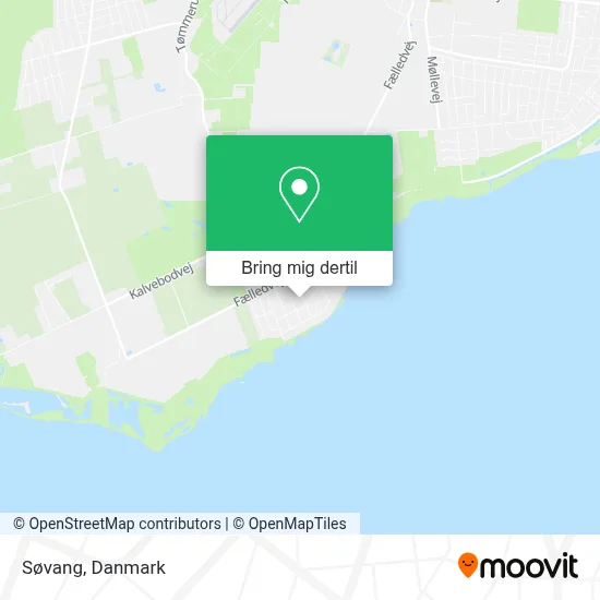Søvang kort