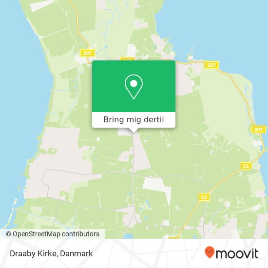 Draaby Kirke kort