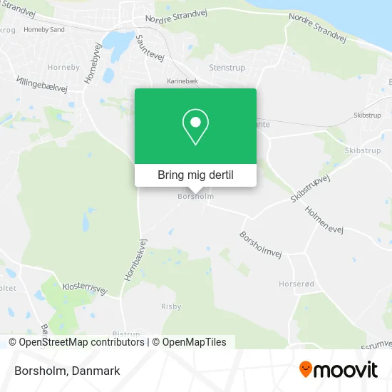 Borsholm kort
