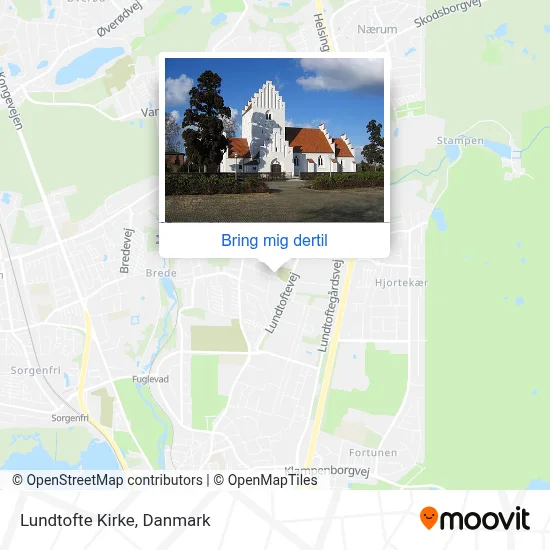 Lundtofte Kirke kort