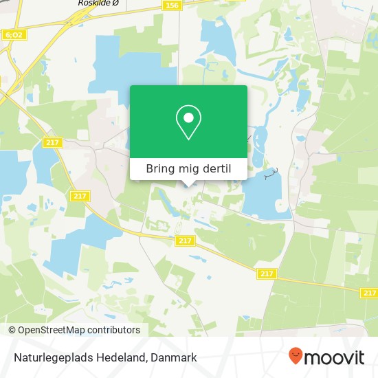 Naturlegeplads Hedeland kort