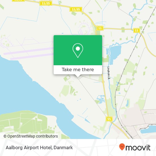 Aalborg Airport Hotel kort
