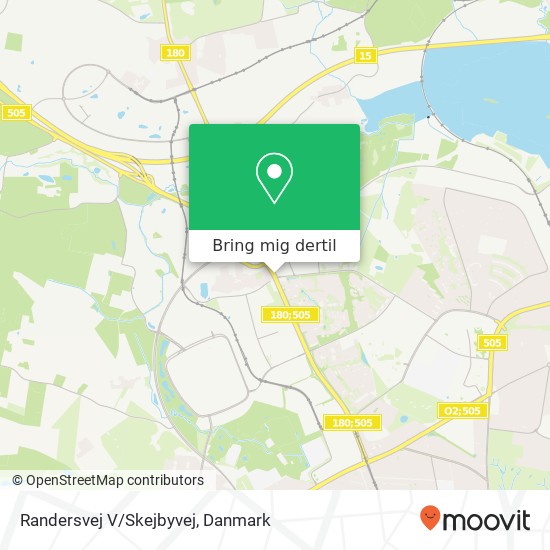 Randersvej V/Skejbyvej kort