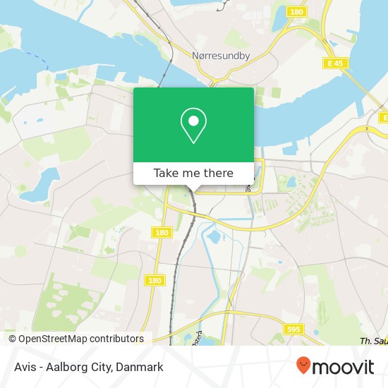 Avis - Aalborg City kort