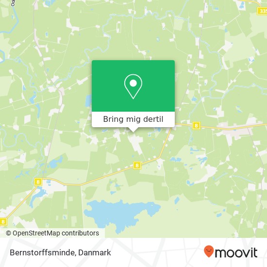 Bernstorffsminde kort