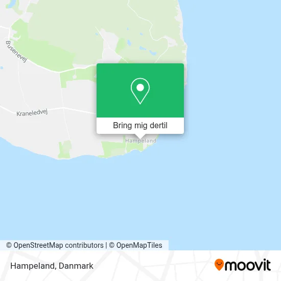 Hampeland kort