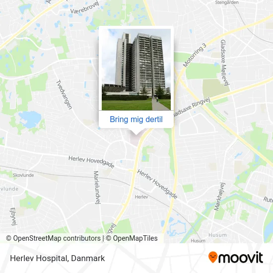 Herlev Hospital kort