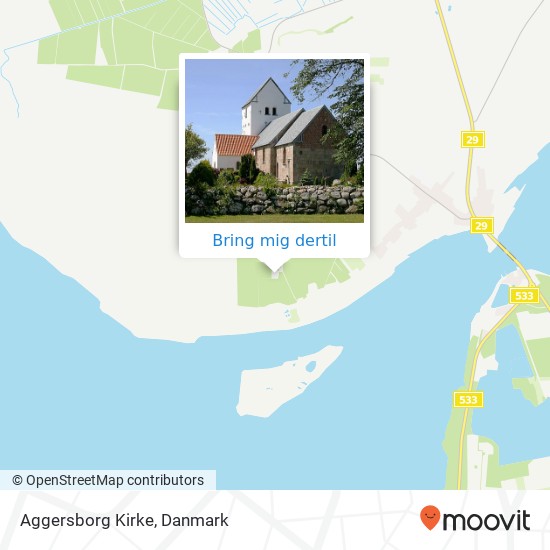 Aggersborg Kirke kort