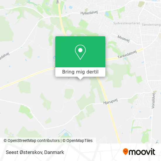 Seest Østerskov kort