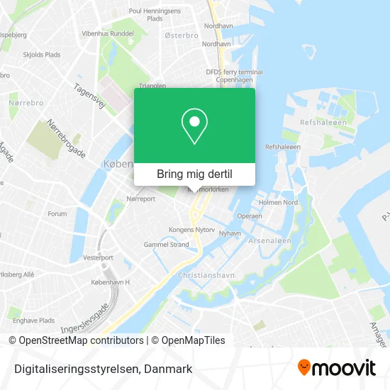 Digitaliseringsstyrelsen kort