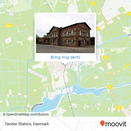 Tønder Station kort