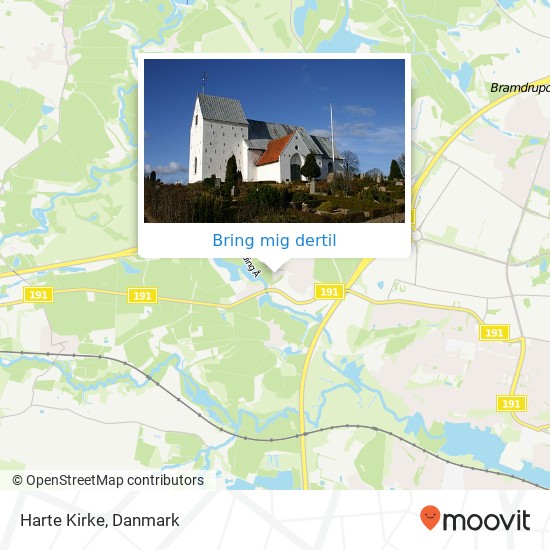 Harte Kirke kort