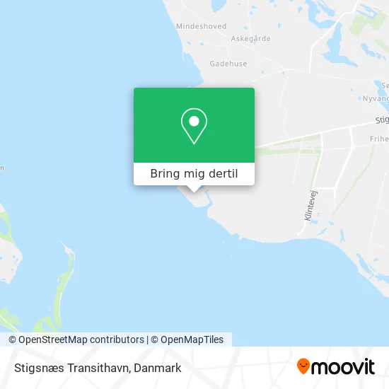 Stigsnæs Transithavn kort