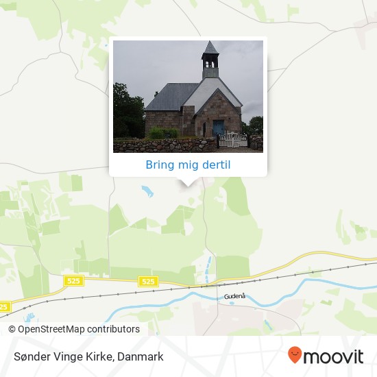 Sønder Vinge Kirke kort