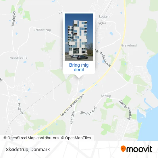 Skødstrup kort
