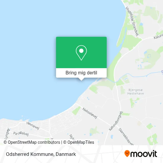 Odsherred Kommune kort