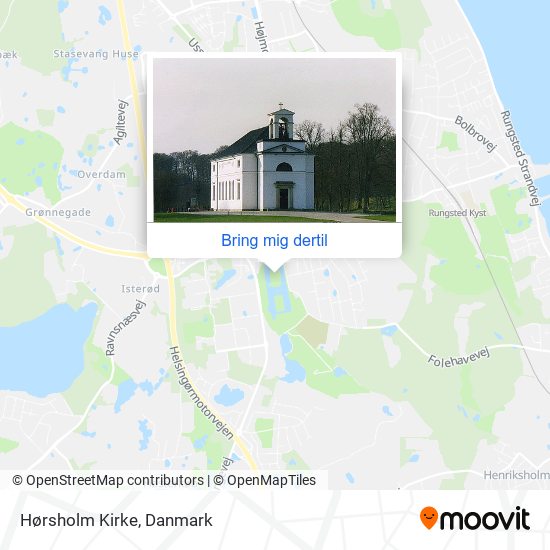 Hørsholm Kirke kort
