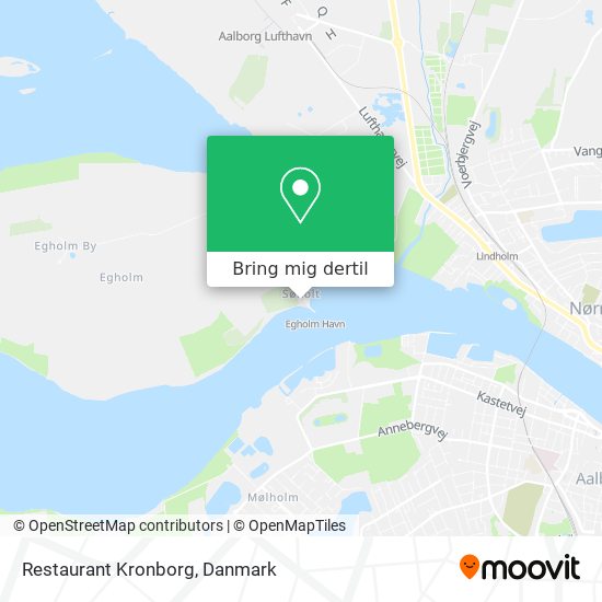 Restaurant Kronborg kort