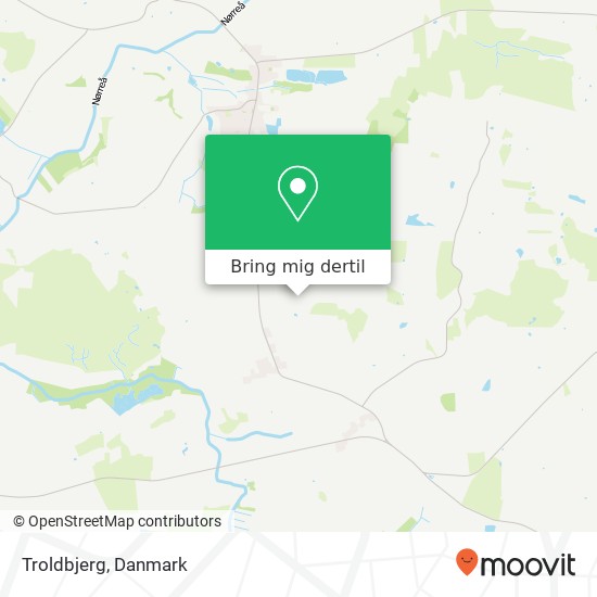 Troldbjerg kort