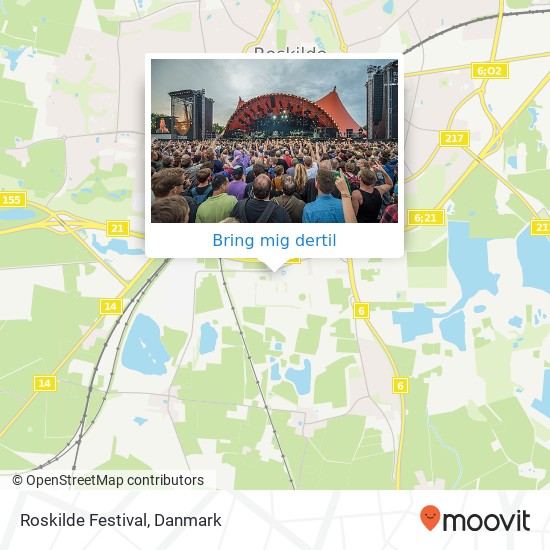 Roskilde Festival kort