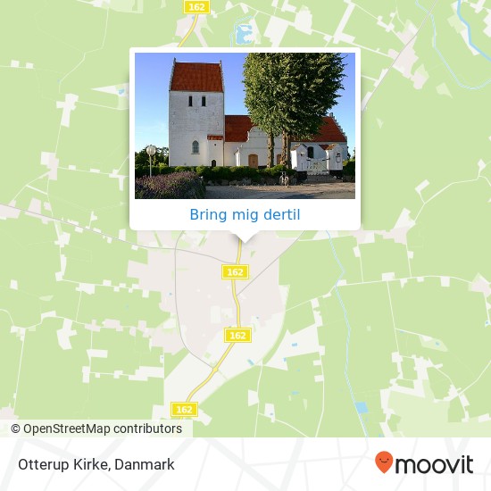 Otterup Kirke kort