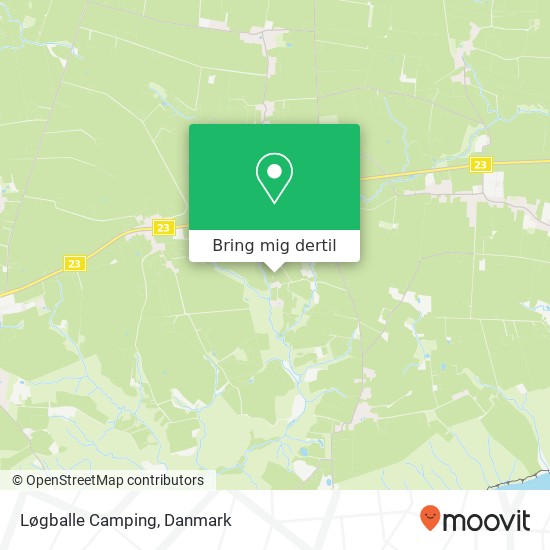 Løgballe Camping kort