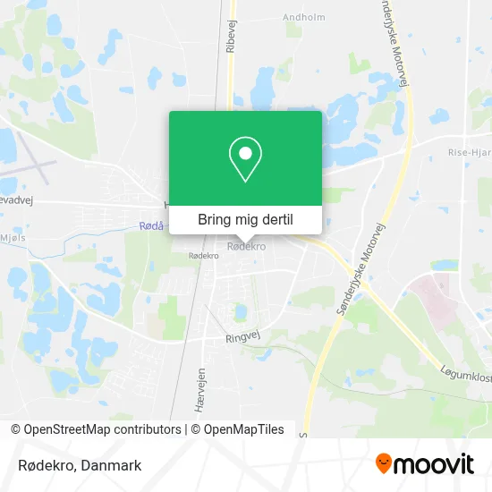 Rødekro kort