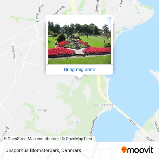 Jesperhus Blomsterpark kort