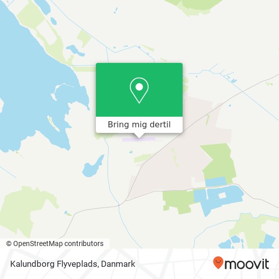 Kalundborg Flyveplads kort