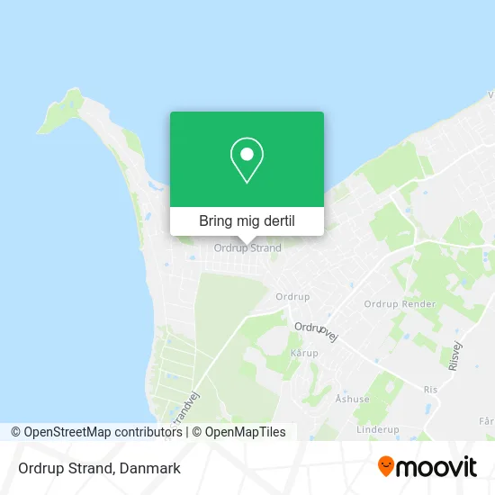 Ordrup Strand kort
