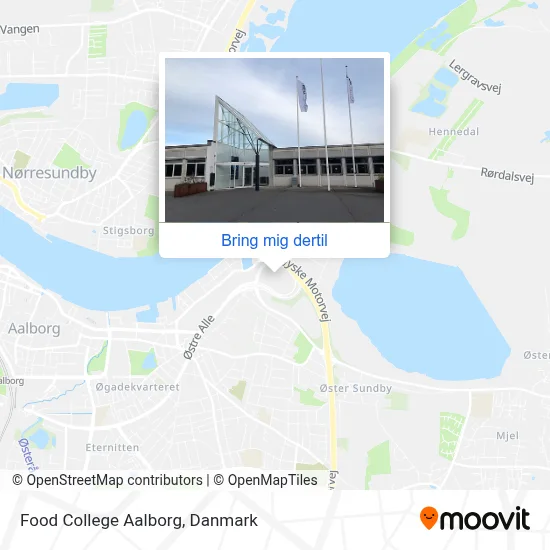Food College Aalborg kort