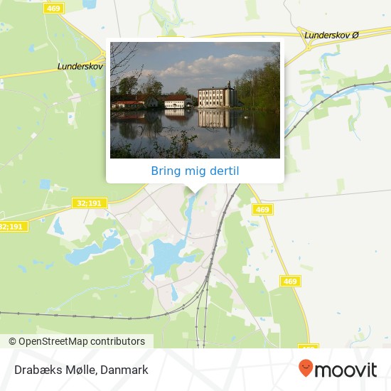 Drabæks Mølle kort