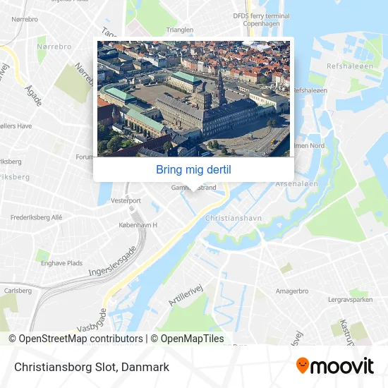 Christiansborg Slot kort