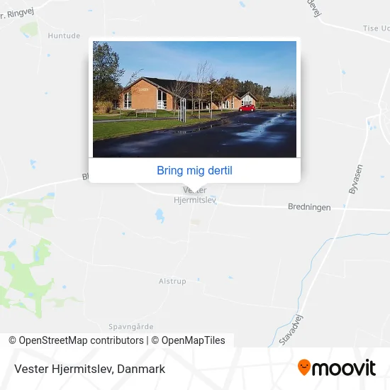 Vester Hjermitslev kort