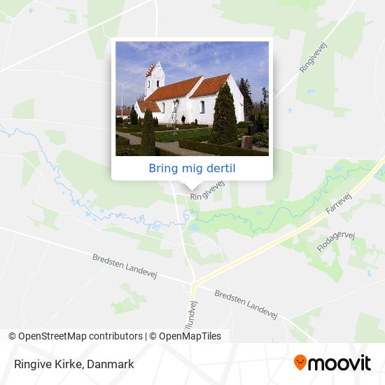 Ringive Kirke kort