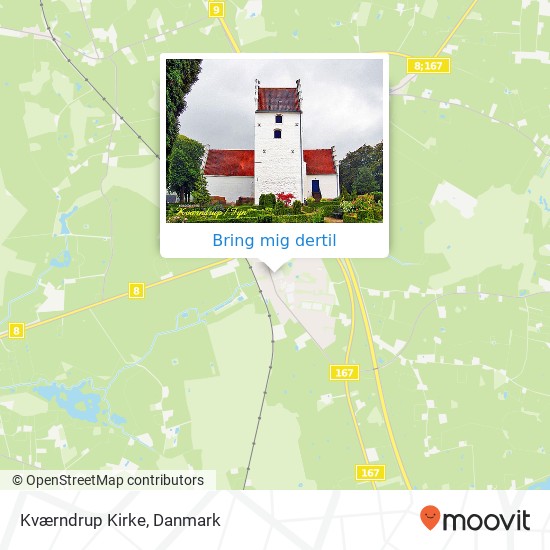 Kværndrup Kirke kort