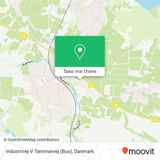 Industrivej V Tømmervej (Bus) kort