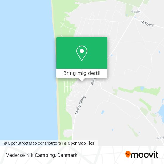 Vedersø Klit Camping kort
