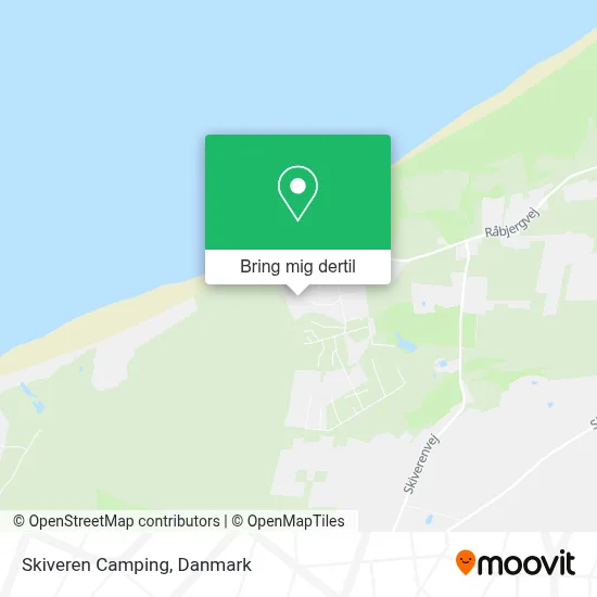 Skiveren Camping kort