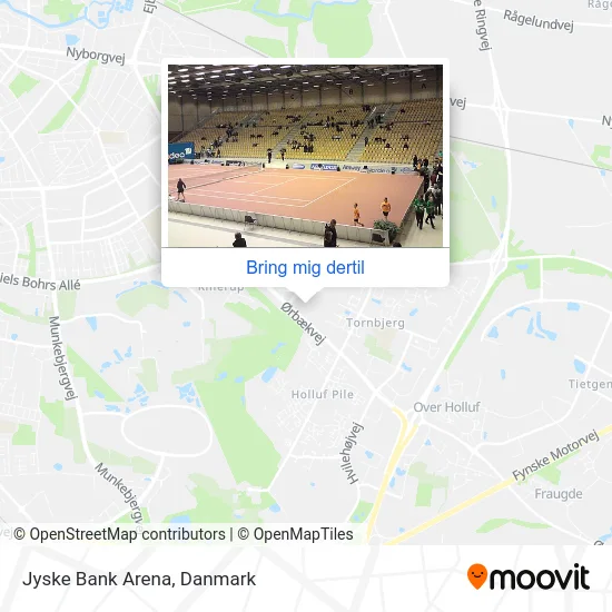 Jyske Bank Arena kort