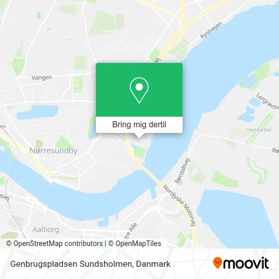 Genbrugspladsen Sundsholmen kort