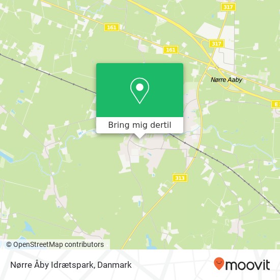 Nørre Åby Idrætspark kort