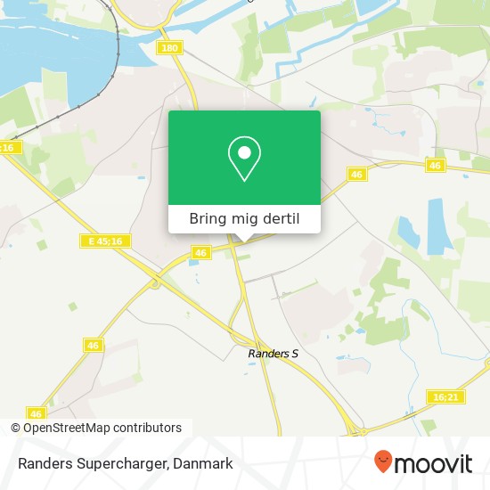 Randers Supercharger kort