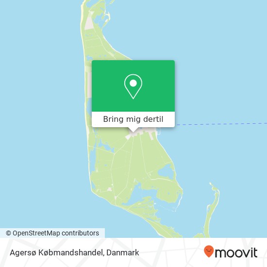 Agersø Købmandshandel kort