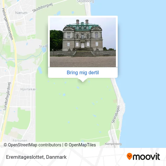 Eremitageslottet kort