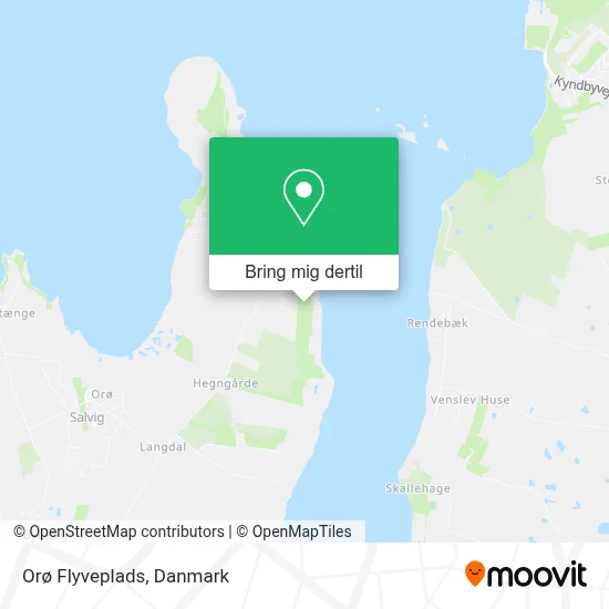 Orø Flyveplads kort